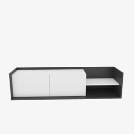 Hanah Home Krog Soporte para TV Antracita y Blanco